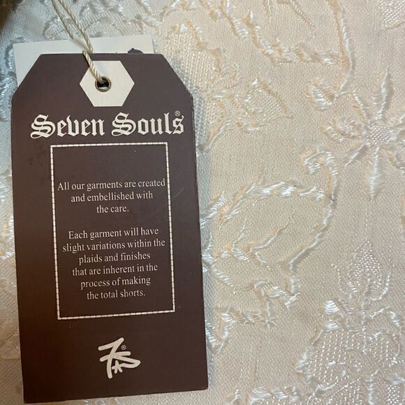 Seven Souls Plaid Boys Shorts Color: Slate Black - Picture 7 of 11